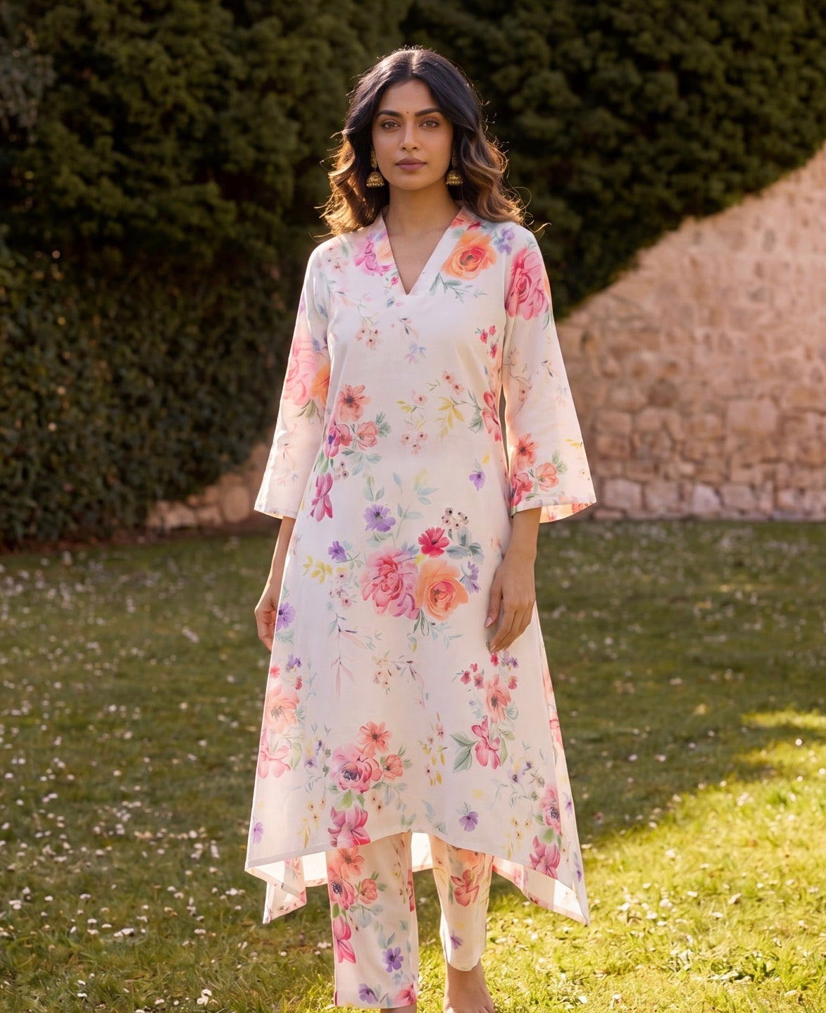 Floral Bloom Kurta Set