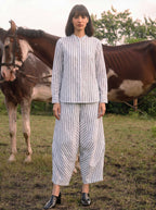 Paddock Pinstripe Linen Co-ord Set