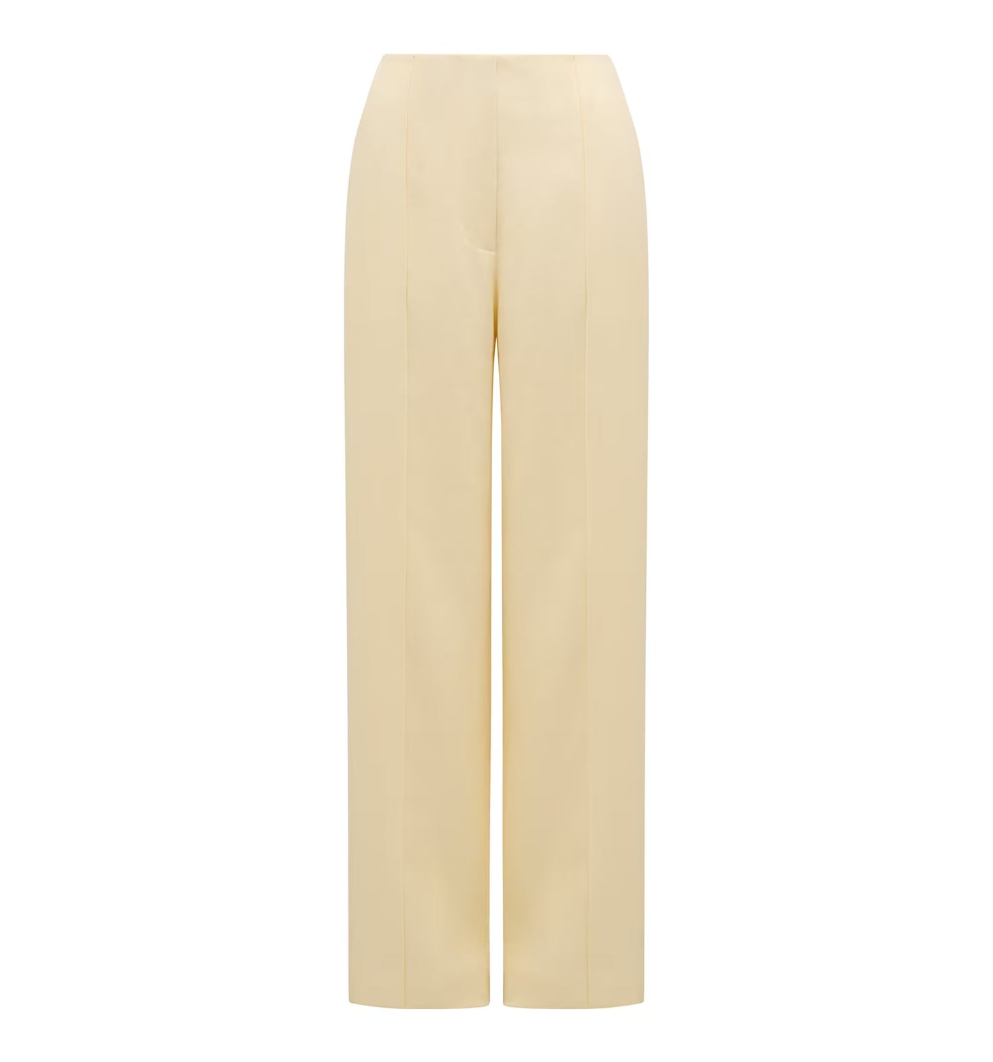 Butter Yellow High Rise Linen Pants