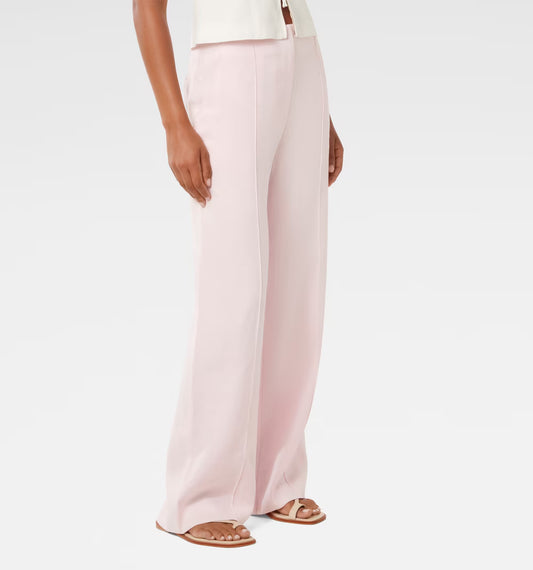 Baby Pink Linen Pants