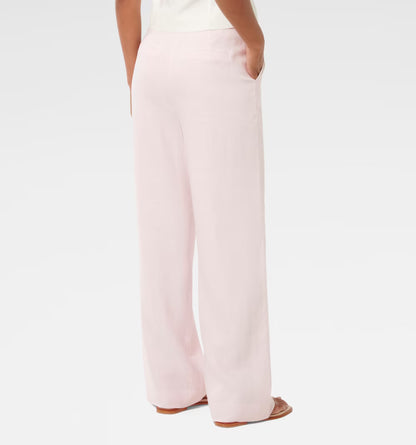 Baby Pink Linen Pants