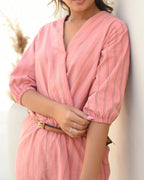 Striped Rose Jumpsuit