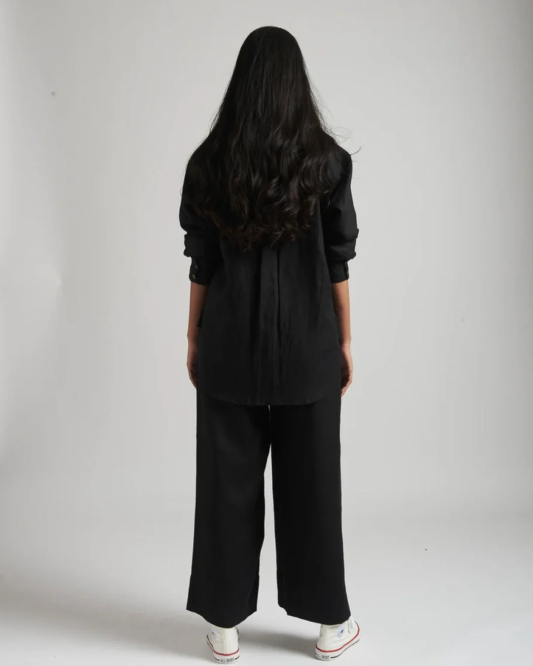 Black Co-Linen Coord Set - NH