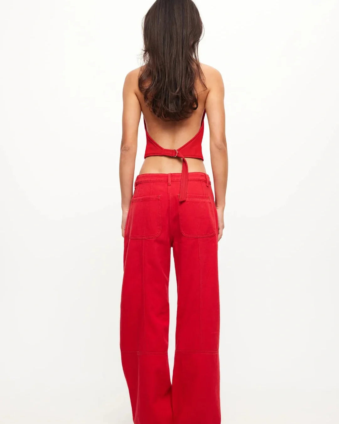 Cherry Halter Vest & Pants Set