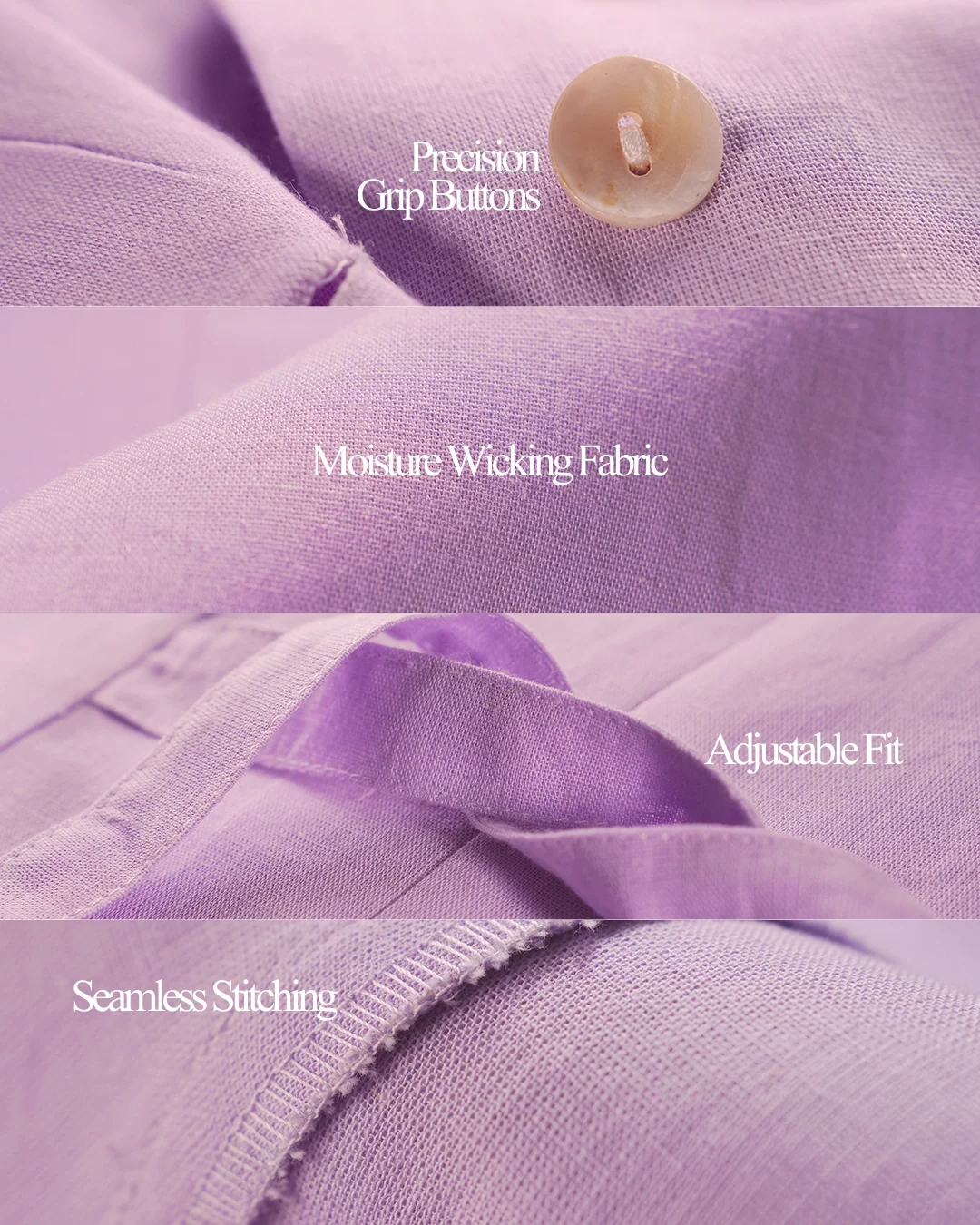 Thea Linen Vest Coat & Trouser Set - Rosé