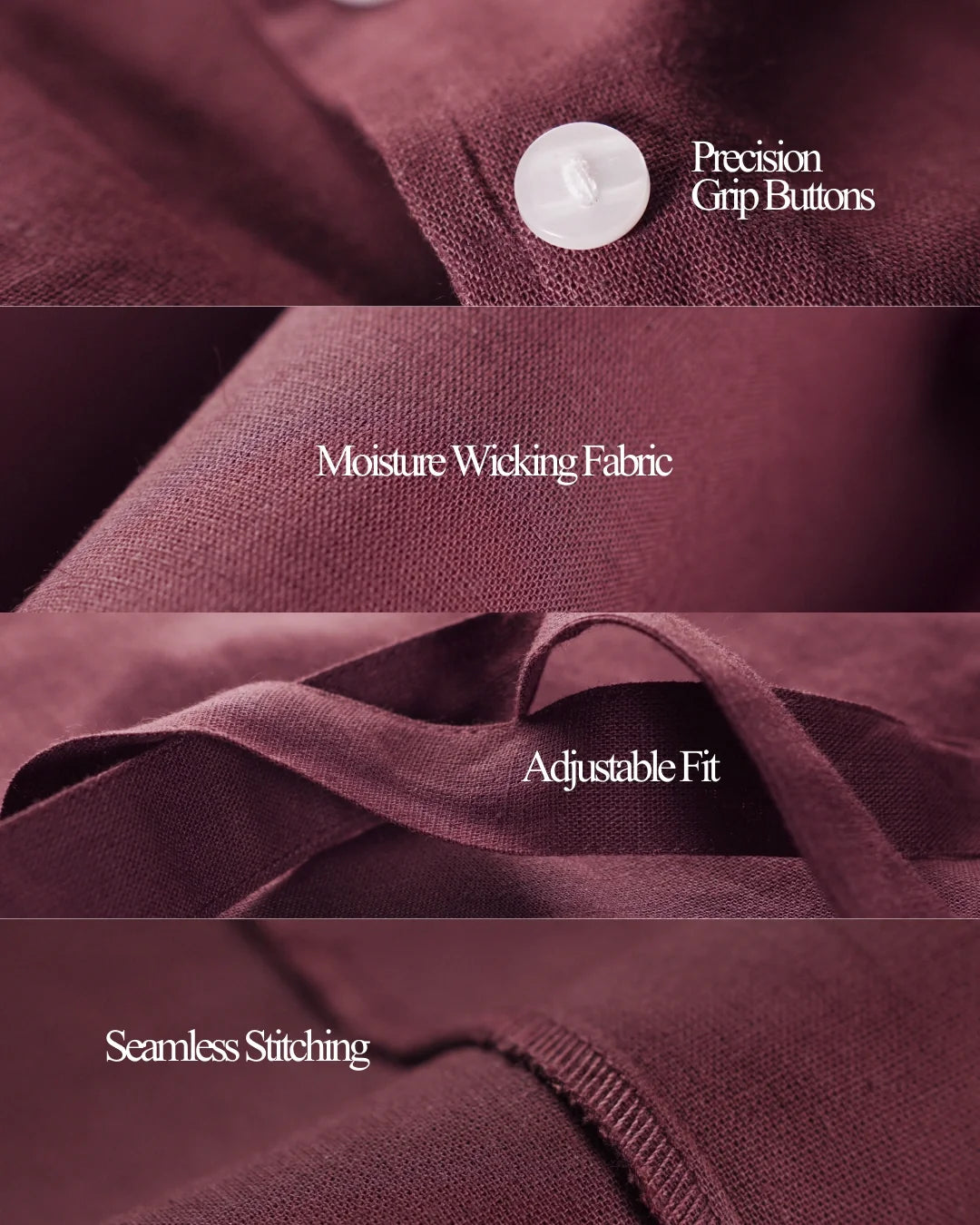 Thea Linen Vest Coat & Trouser Set - Sangria