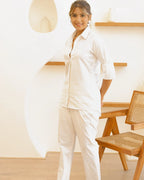 Vanilla Linen Coord Set