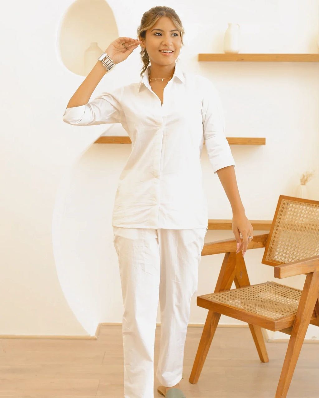 Vanilla Linen Coord Set