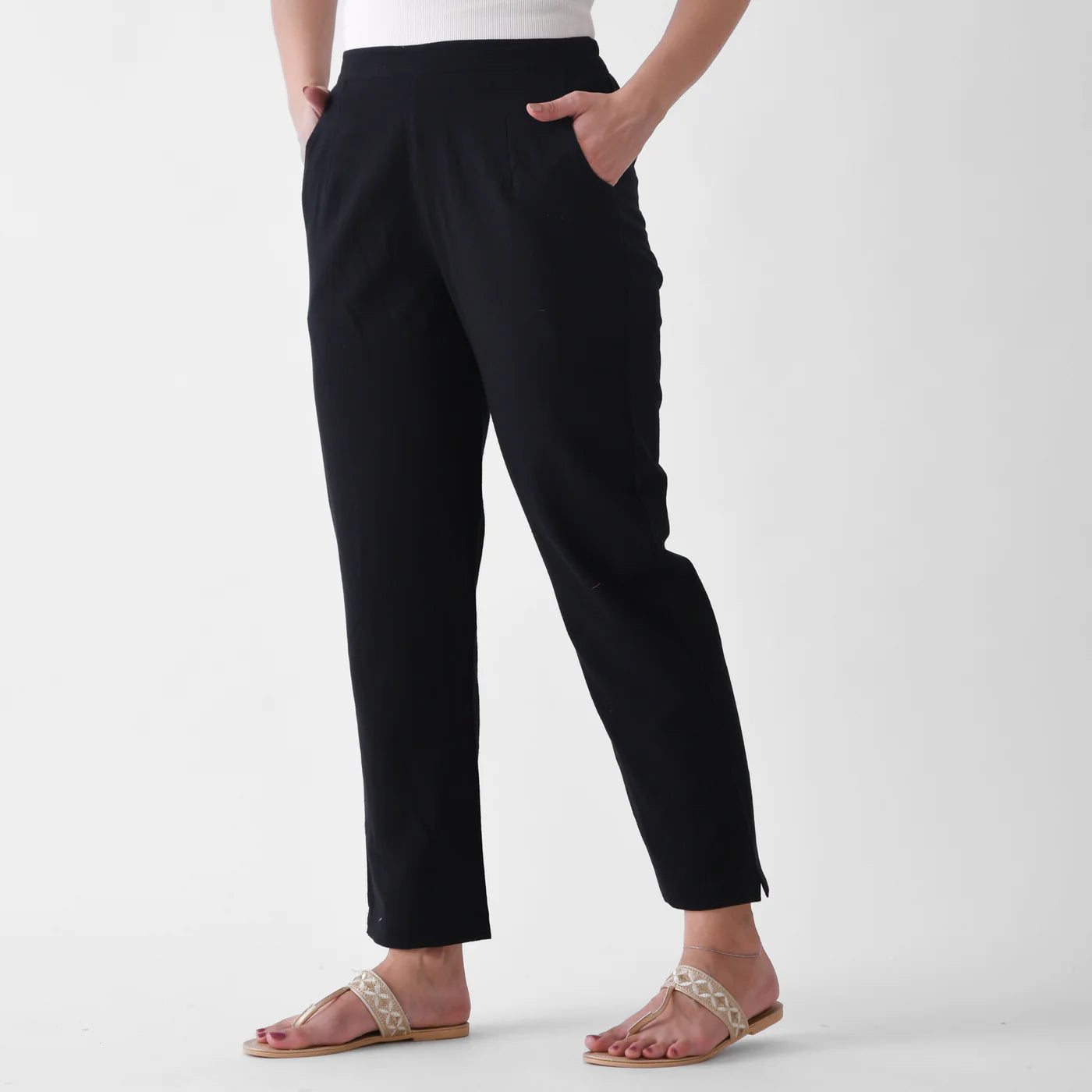 Black Linen Pants
