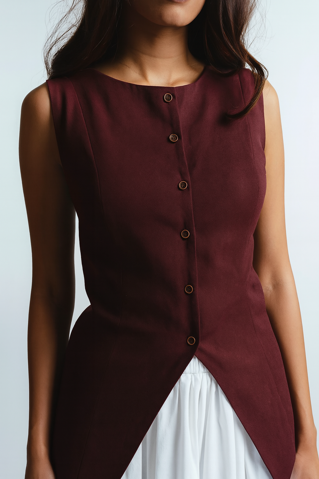 Euro Vest - Burgandy