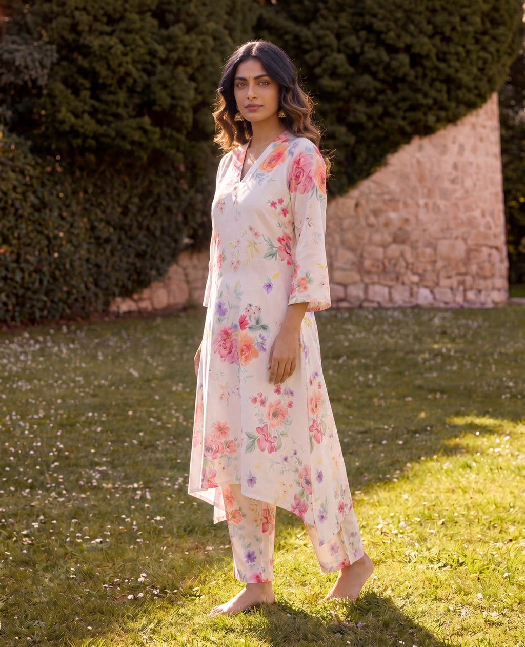 Floral Bloom Kurta Set