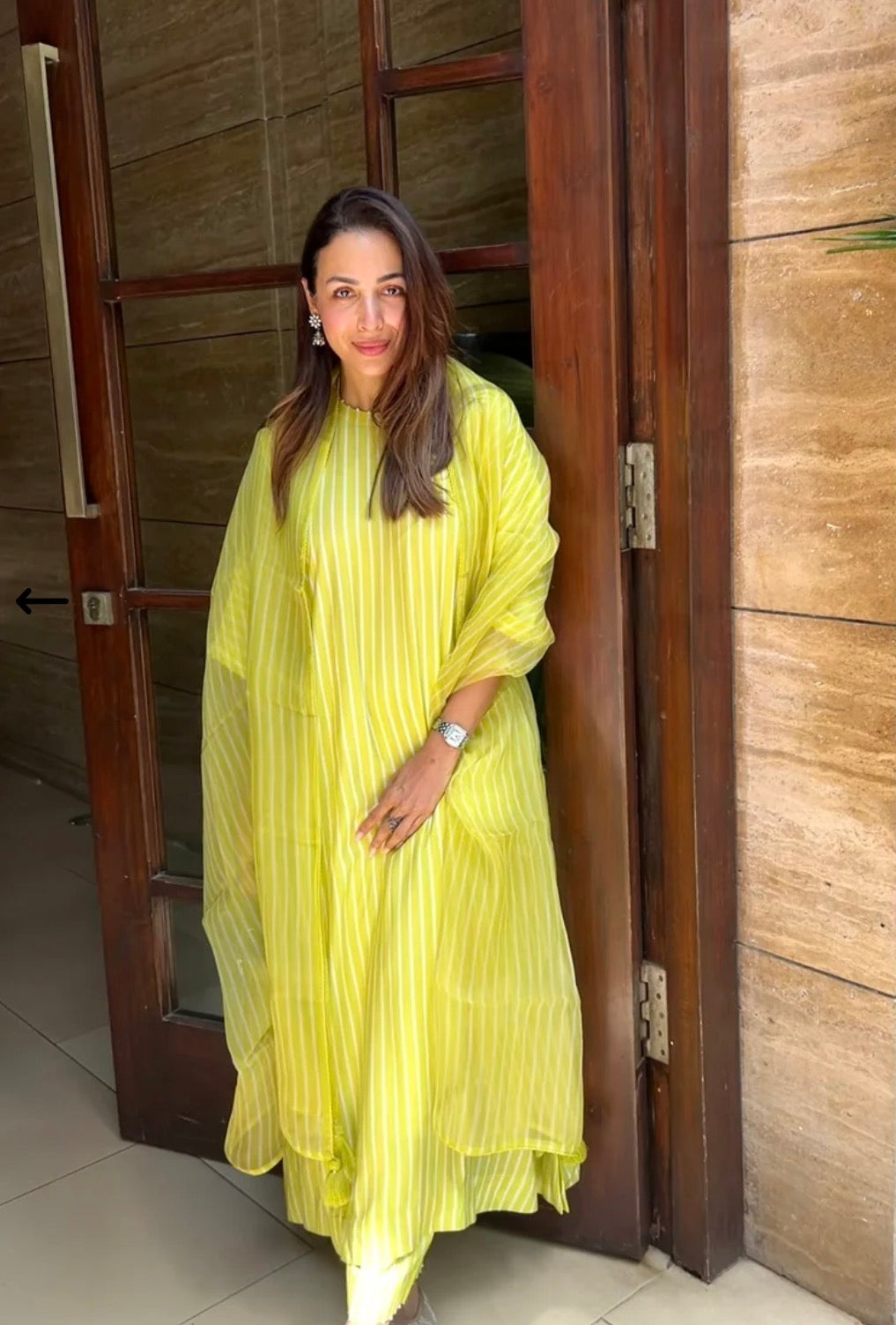 Malaika Arora Muse Kiran Stripe Set