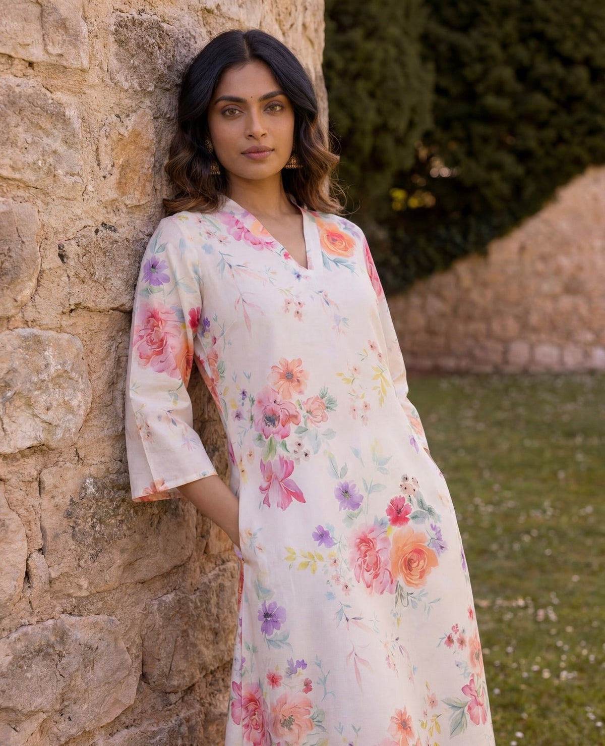 Floral Bloom Kurta Set