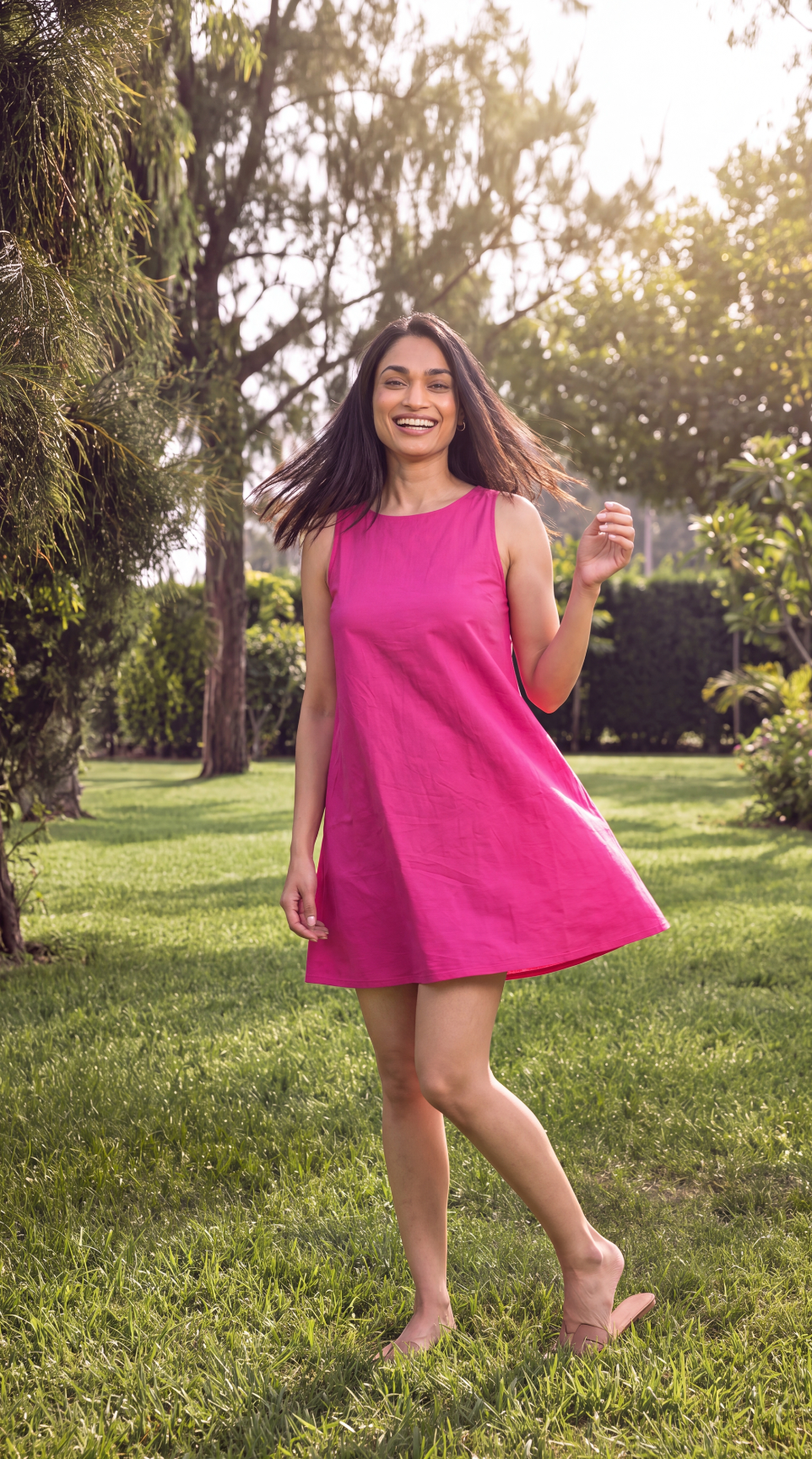 Genelia Muse Royal Pink Dress