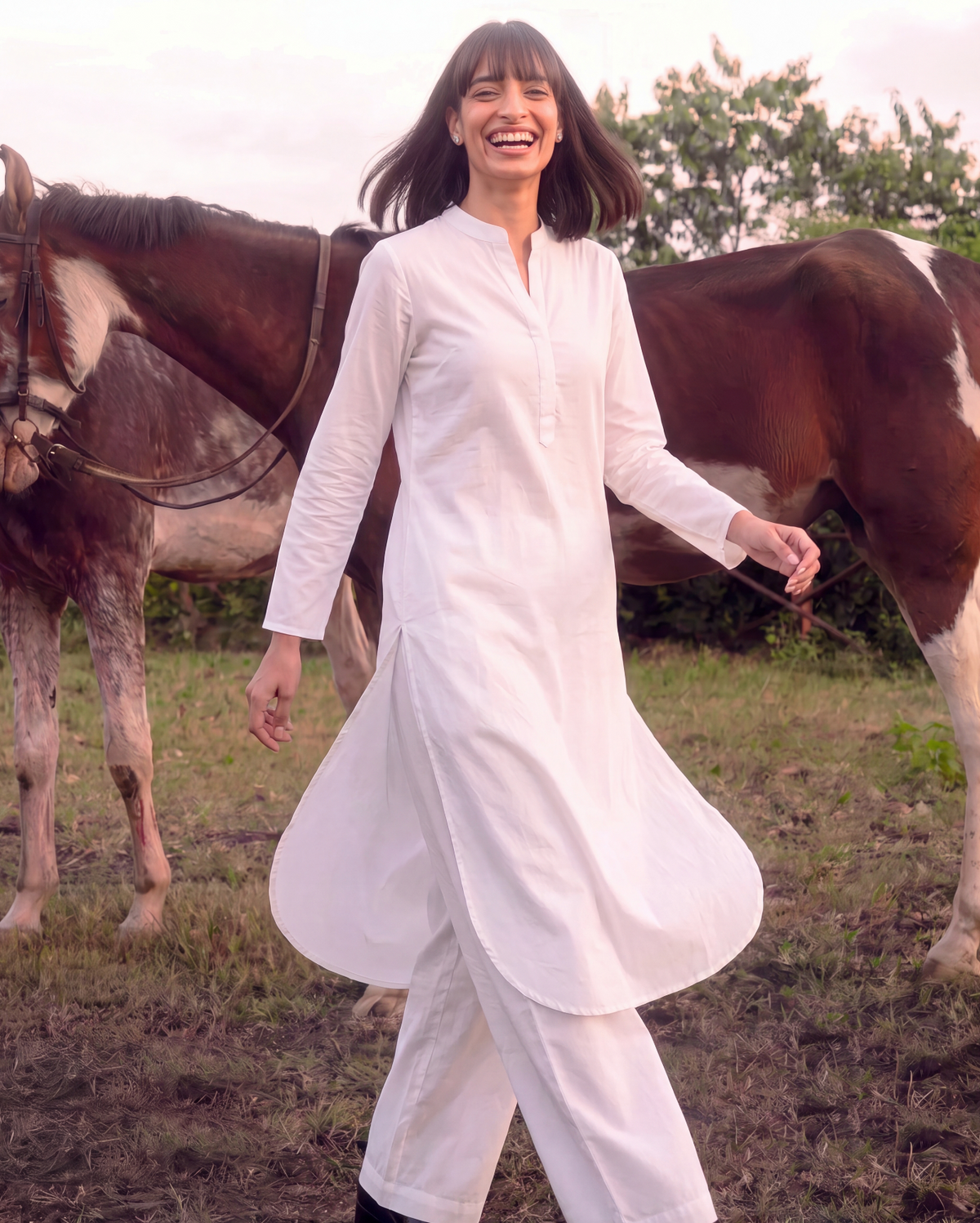 Shilpa Muse Cotton Linen Kurta Set