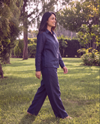 Malaika Muse Noir Cotton-Linen Co-ord Set