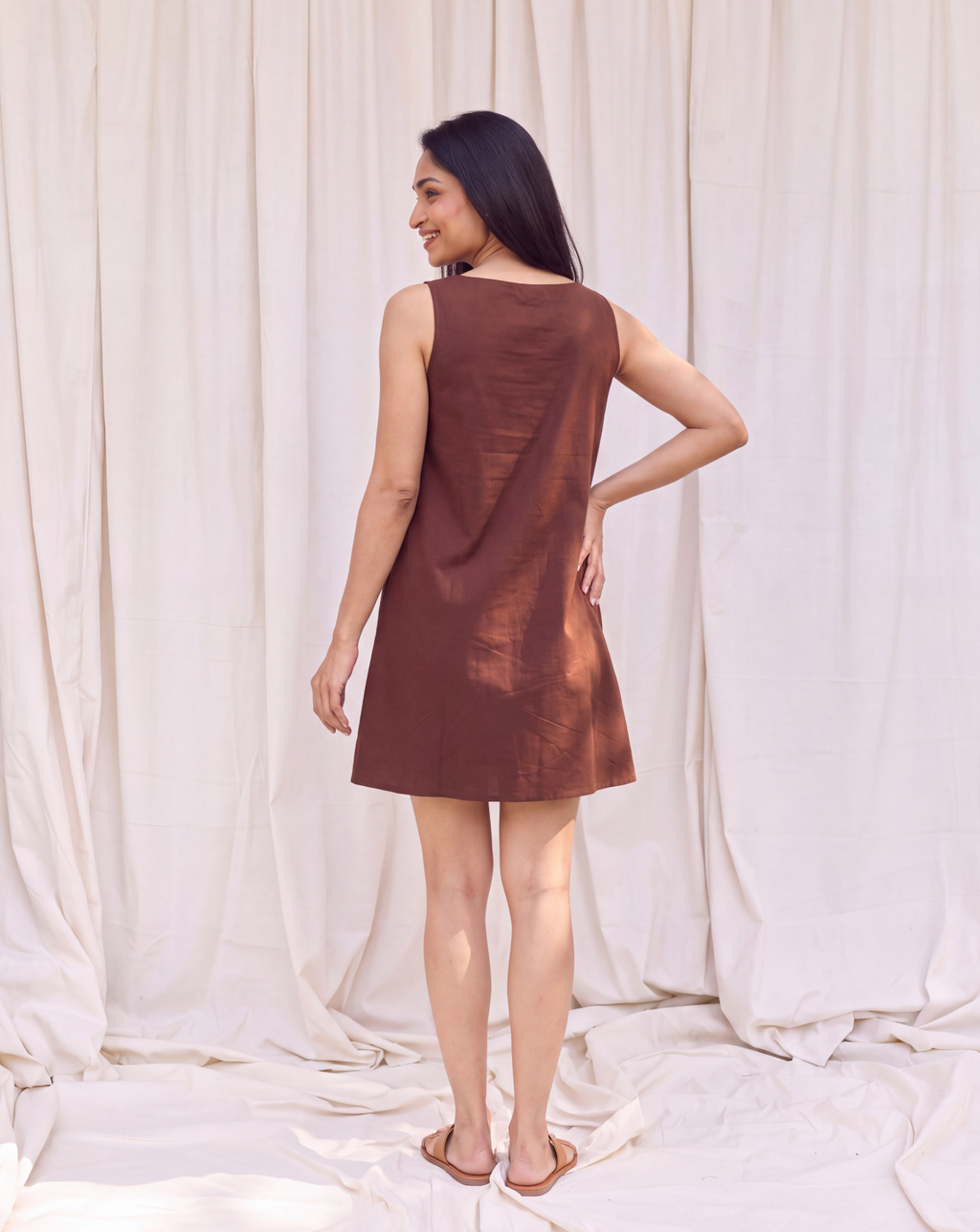 Chestnut Brown Dress
