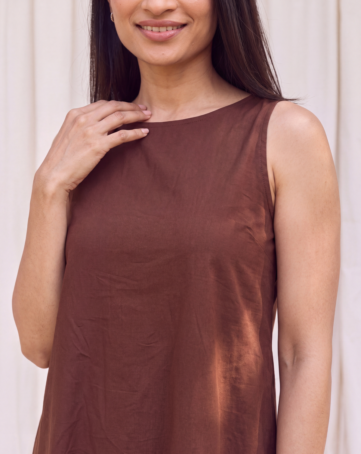 Chestnut Brown Dress