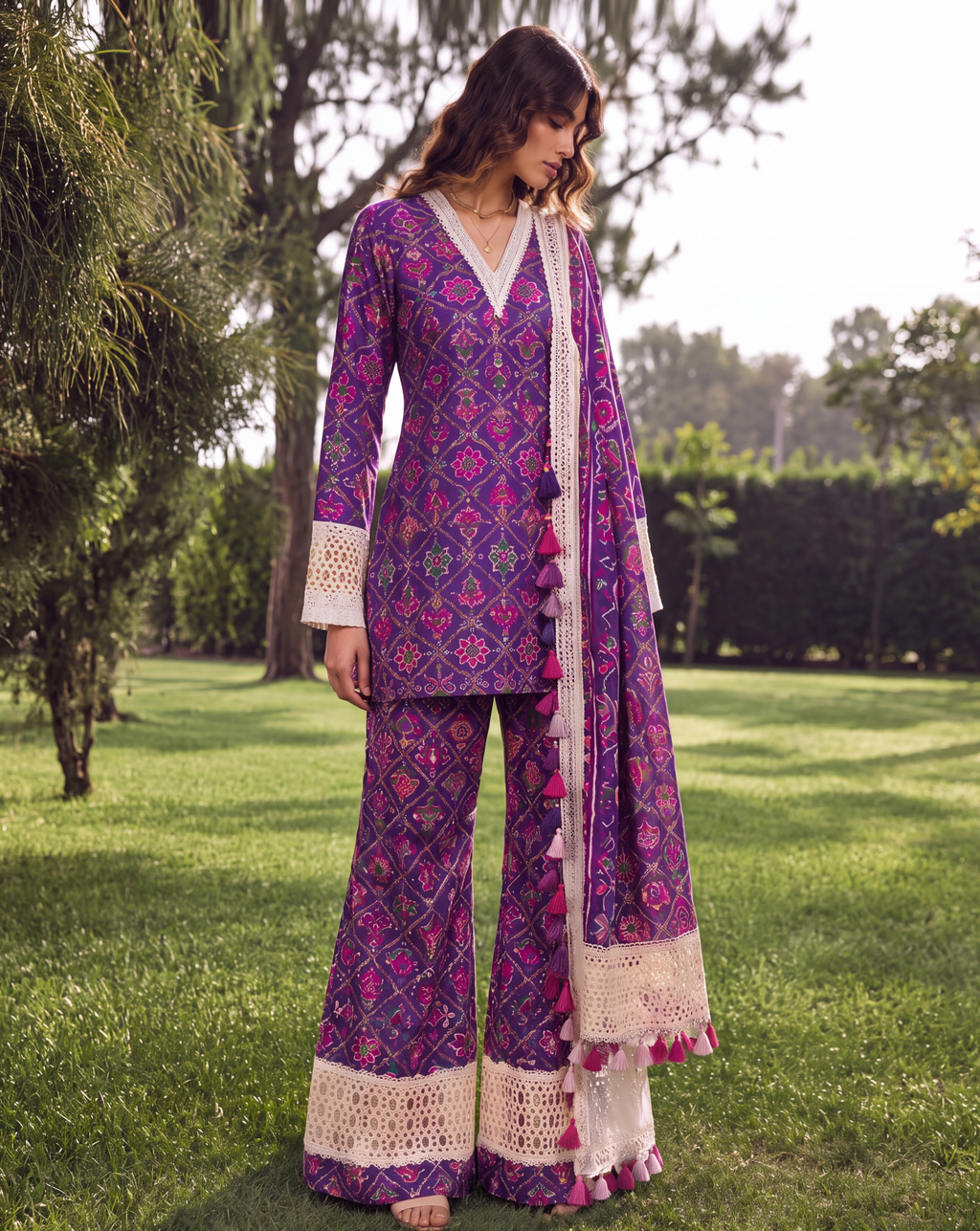 Patola Three Piece Set