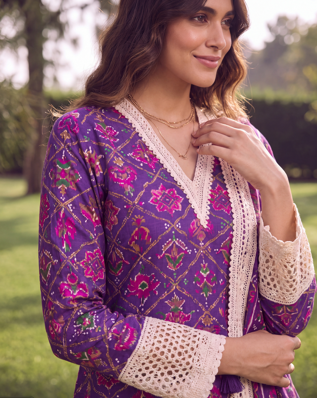 Patola Three Piece Set
