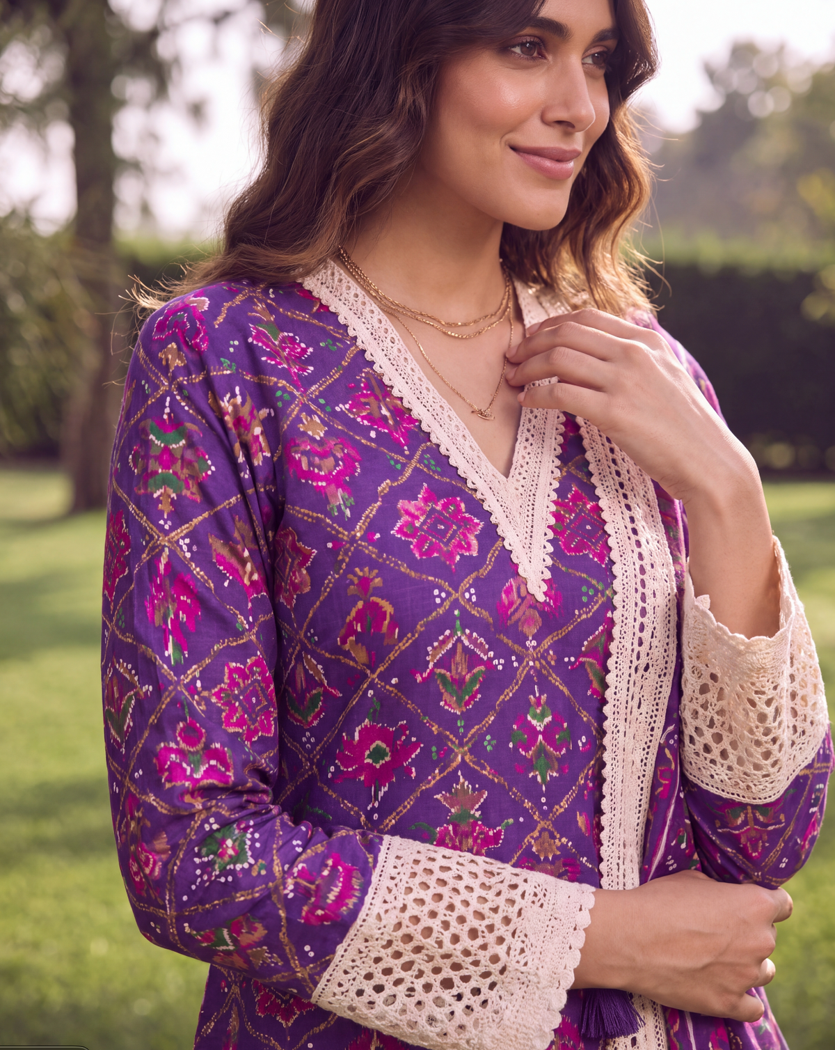 Patola Three Piece Set