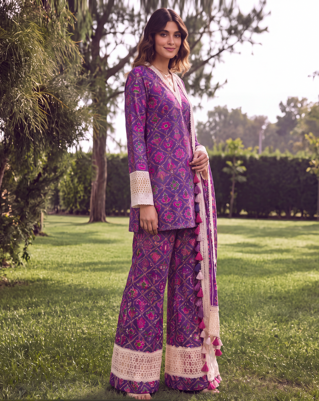 Patola Three Piece Set