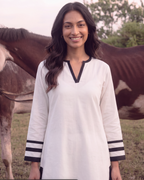 Neha Dhupia Muse Monochrome Co-linen Coord Set