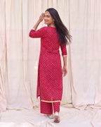 Shilpa Shetty Muse Gulaal Bandhani Set