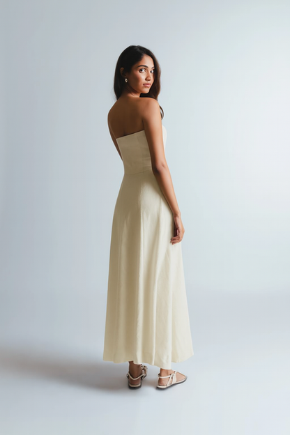 Lemon Strapeless Midi