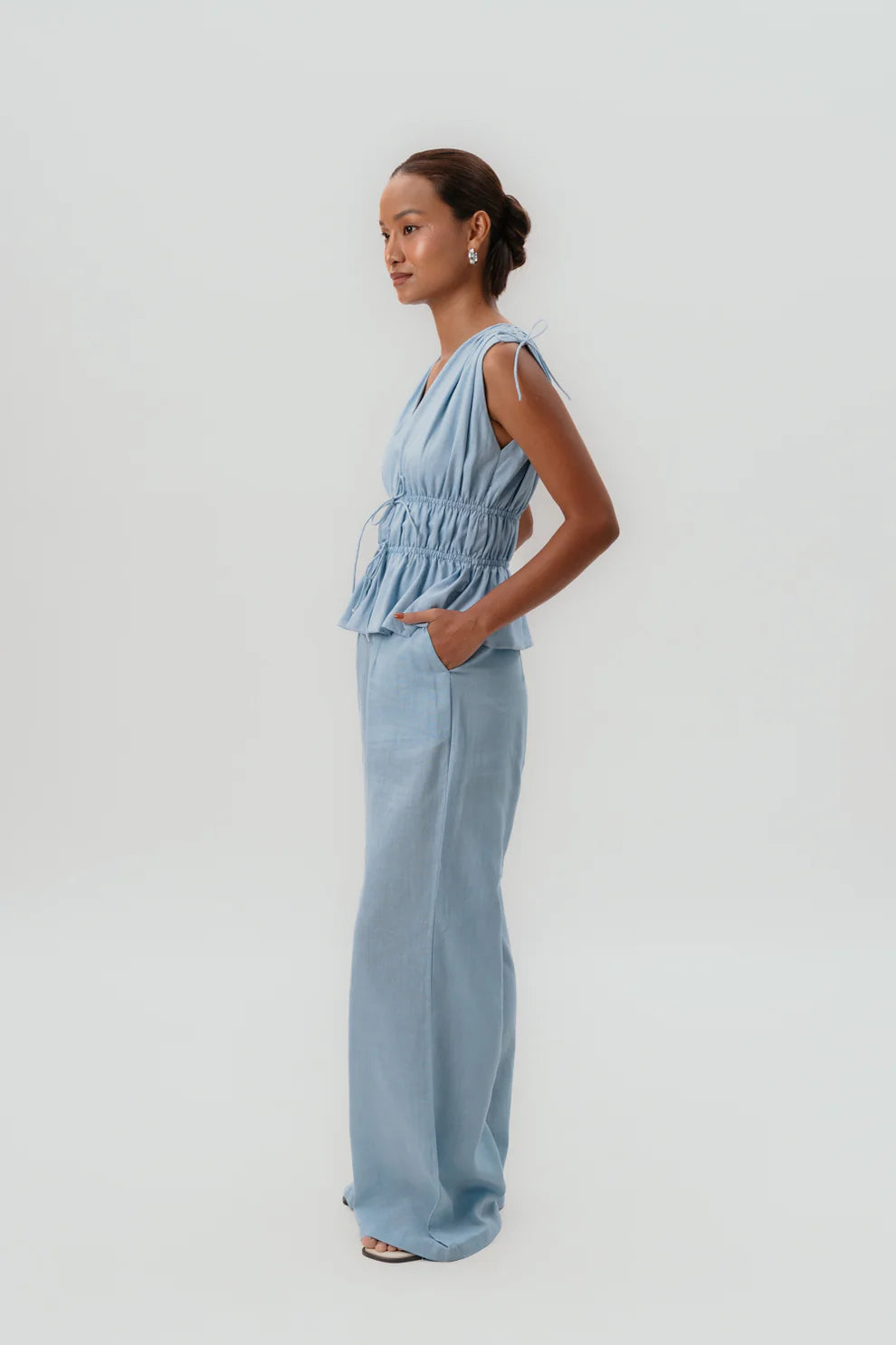 Drawstring Glacier Top