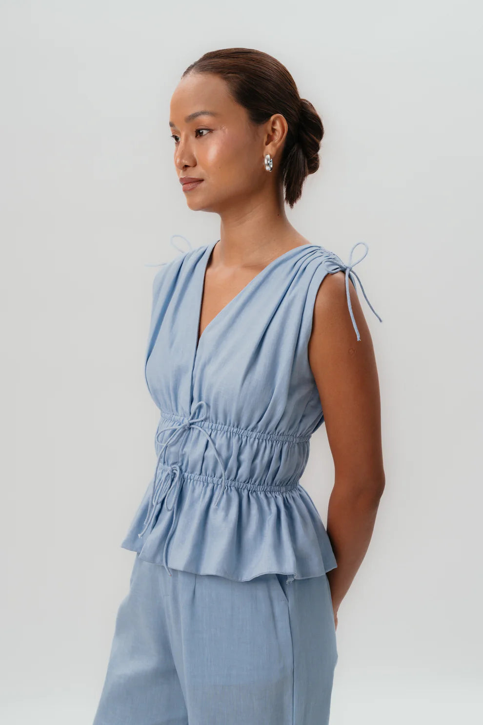 Drawstring Glacier Top